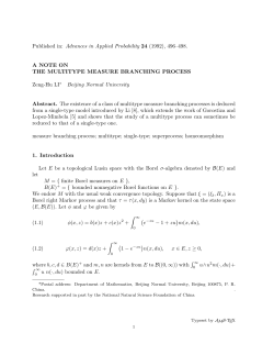 Advances in Applied Probability 24 (1992), 496&ndash;498. A NOTE ON