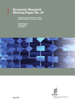 Economic Research Working Paper No. 34