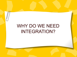 on Integration