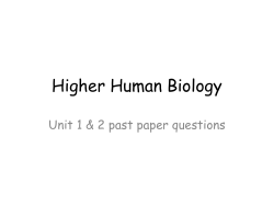 Higher Human Biology