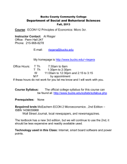 ECON112 Principles of Economics