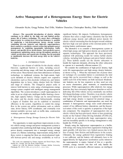 Active Management of a Heterogeneous Energy
