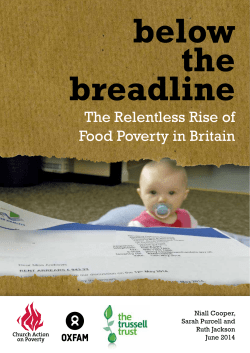 Below the Breadline: The relentless rise of food poverty in Britain