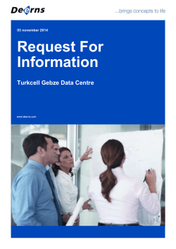 Annex A: RFI Response Form