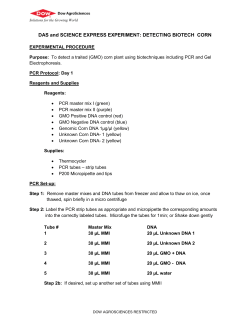 Solutions for the Growing World DAS and SCIENCE EXPRESS
