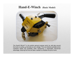Hand-E-Winch (Basic Model)