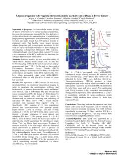 Adipose progenitor cells regulate fibronectin matrix assembly and