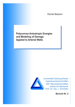 Polyconvex Anisotropic Energies and Modeling of Damage Applied