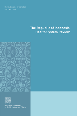 The Republic of Indonesia Health System Review