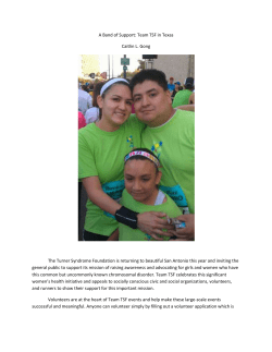 A Band of Support: Team TSF in Texas