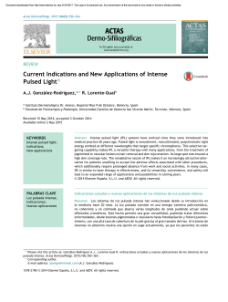 Current Indications and New Applications of Intense Pulsed Light