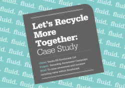 Let`s Recycle More Together: Case Study