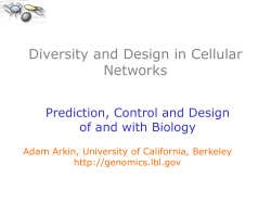 Genetic Control Systems