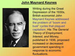 The General Theory of Employment, Interest, and Money
