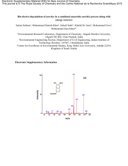 Bio-electro degradation of azo-dye in a combined anaerobic