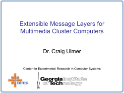 As presented at Sandia (more intro material)