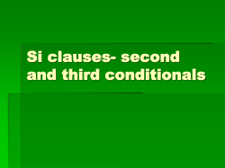 Si clauses