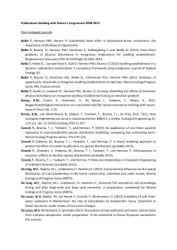 Publications Building with Nature I programme 2008