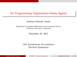 On Programming Organization