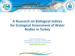 A Research on Biological Indices for Ecological