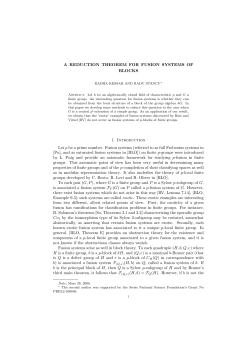 A REDUCTION THEOREM FOR FUSION SYSTEMS OF