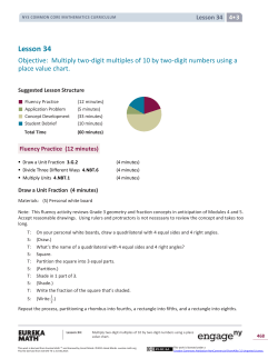 Grade 4 Mathematics Module 3, Topic H, Lesson 34