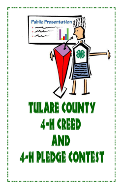 Stanislaus County 4-H - CE Tulare