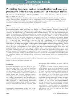 Predicting longterm carbon mineralization and trace gas production