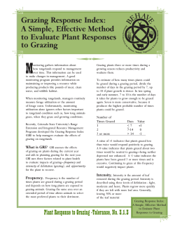 GRI plant evaluation.indd - National Drought Mitigation Center