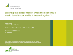 Labour market downturns, automatic stabilisers and inequality
