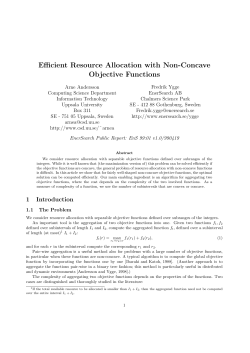 Efficient Resource Allocation with Non