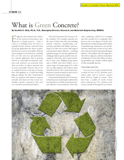 What is Green Concrete? - National Ready Mixed Concrete