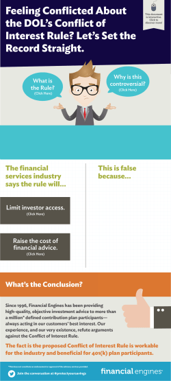 Feeling Conflicted About the DOL`s Conflict of Interest Rule? Let`s