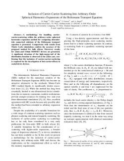 Inclusion of Carrier-Carrier-Scattering Into Arbitrary