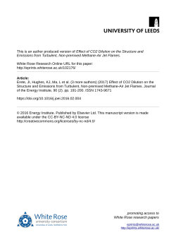 Effect of CO2 Dilution on the Structure and Emissions from Turbulent