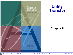 Chapter 8 -- Entity Transfer