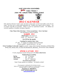 join the dublin parks tennis league