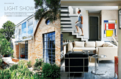 light show - Sarah Calburn Architects