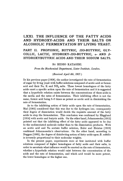 ALCOHOLIC FERMENTATION BY LIVING YEAST.