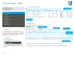 Orders - Mediaocean | Support