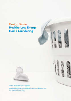 Design Guide: Healthy Low Energy Home
