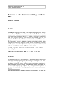 Active stress vs. active strain in mechanobiology