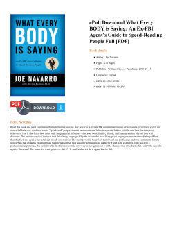 ePub What Every BODY is Saying: An Ex