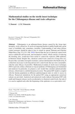 Mathematical studies on the sterile insect technique for the