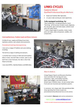 cam`s flyer - Bayside Multisport Triathlon Club