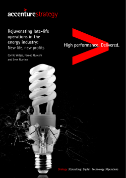 Rejuvenating late-life operations in the energy industry