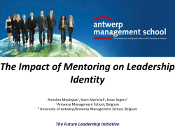 Leadership development - Antwerp Management School