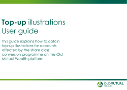 Top-up - Old Mutual Wealth