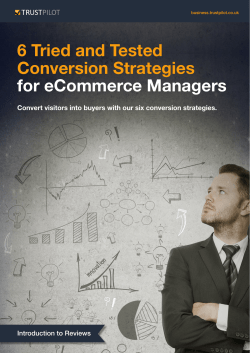 6 Tried and Tested Conversion Strategies for eCommerce Managers