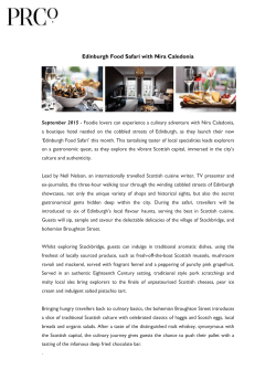 Edinburgh Food Safari